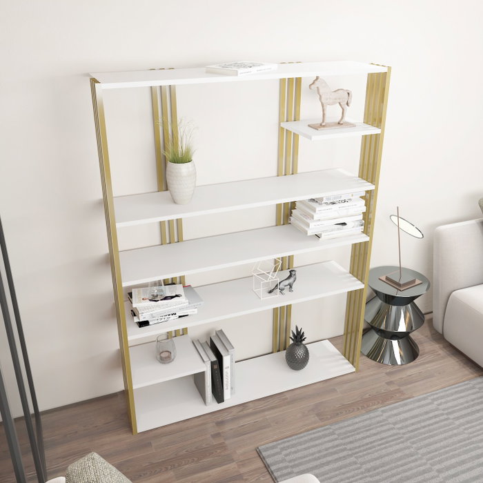 Hanah Home Jenny - Blanco y Oro Hanah Home Jenny - Blanco y Oro